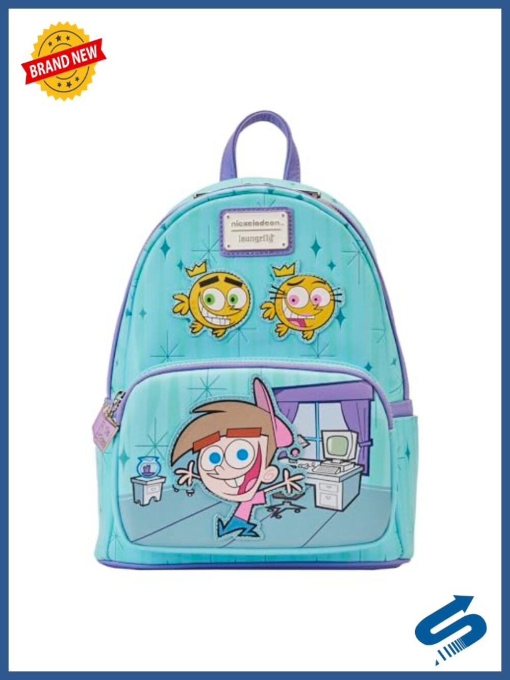 Loungefly Mini Backpack Faux Leather Official License Timmy Turner